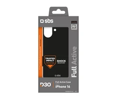 SBS Full Active D3O Apple iPhone 16 – dėklas telefonui juodos spalvos