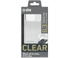 Dėklas SBS Skinny Cover for iPhone 18 Pro Max / 17 Pro Max - Transparent