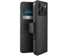 Dėklas SBS Wallet Classic Case for iPhone 18 Pro Max with Wallet and Stand - Juodas