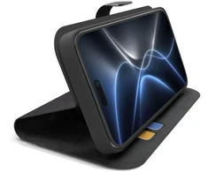 Dėklas SBS Wallet Smart Case for iPhone 18 Pro with Wallet and Stand - Juodas