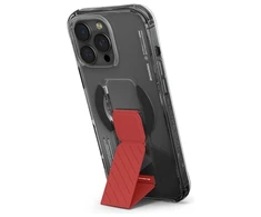 Skinarma dėklas Axon Apple iPhone 16 Pro 6.3" Magnetic Charging + Grip Stand juodos spalvos