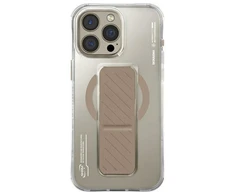 Skinarma dėklas Axon Apple iPhone 16 Pro Max 6.9" magnetinis įkrovimo ir laikymo stovas, šampano spalvos