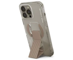 Skinarma dėklas Axon Apple iPhone 16 Pro Max 6.9" magnetinis įkrovimo ir laikymo stovas, šampano spalvos