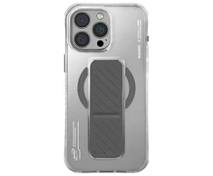 Skinarma dėklas Axon Apple iPhone 16 Pro 6.3" magnetinis įkrovimo ir laikymo stovas, titano spalvos