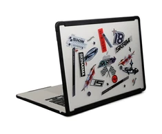 Skinarma dėklas Henko MacBook Air 15" (M3-M2) frost clear
