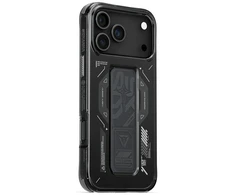 Skinarma Helio dėklas skirtas Apple iPhone 17 Pro Max Magnetic Charging + Grip Stand Graphite