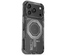 Skinarma Magma dėklas skirtas Apple iPhone 17 Pro Magnetic Charging Graphite
