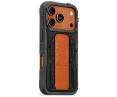 Skinarma Phantom dėklas skirtas Apple iPhone 17 Pro Magnetic Charging + Grip Stand Olive