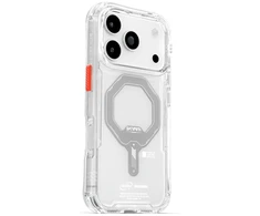 Skinarma Saido dėklas skirtas Apple iPhone 17 Pro Magnetic Charging skaidrus