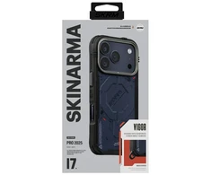 Dėklas Skinarma Vigor MagSafe do iPhone 17 Pro mėlyna