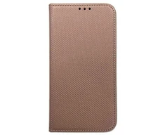Dėklas Smart Magnet book Apple iPhone 15 6.1"rožinio aukso spalvos
