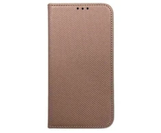 Dėklas Smart Magnet book Apple iPhone 166,1" rožinio aukso spalvos