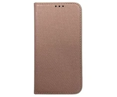 Dėklas Smart Magnet book Xiaomi Redmi Note13 Pro+ 5G rožinė-auksinė /rosegold
