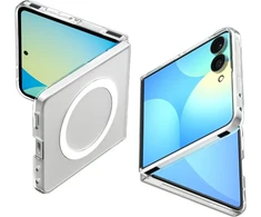 Dėklas SPIGEN AIRSKIN MAGSAFE GALAXY Z FLIP 8 SKAIDRUS/Baltas