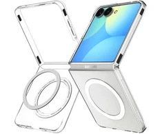 Dėklas SPIGEN AIRSKIN MAGSAFE GALAXY Z FLIP 8 SKAIDRUS/Baltas