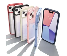Spigen Crystal Hybrid, navy dėklas telefonui mėlynos spalvos – Apple iPhone 15 Plus