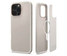 Dėklas Spigen Cyrill Kajuk MagSafe, cream – Apple iPhone 16 Pro