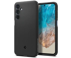 Spigen Essential SandBlast Samsung Galaxy M35 5G – dėklas telefonui juodos spalvos