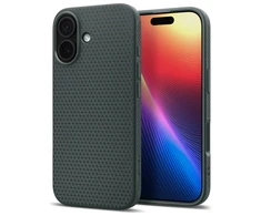 SPIGEN dėklas LIQUID AIR iPhone 17 abbys žalias