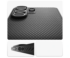 Spigen Liquid Air dėklas skirtas Samsung Galaxy S26 Ultra – juodos spalvos