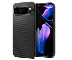 Google Pixel 9 PRO XL Spigen Liquid Air Matte dėklas telefonui juodos spalvos