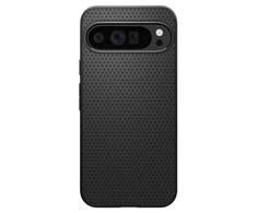 Google Pixel 9 PRO XL Spigen Liquid Air Matte dėklas telefonui juodos spalvos