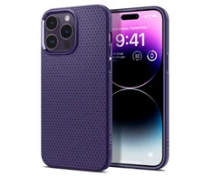 Spigen dėklas Liquid Air , skirtas iPhone 14 Pro 6,1 tamsiai violetinės spalvos inės spalvos
