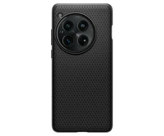 OnePlus 12 Spigen Liquid Air Matte dėklas telefonui juodos spalvos