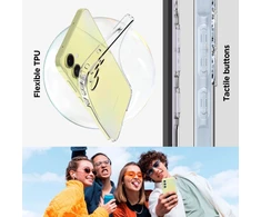 Spigen Liquid Crystal dėklas skirtas Samsung Galaxy A55 5G, spalva - Crystal Clear