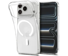 Dėklas Spigen LIQUID CRYSTAL MagSafe iPhone 17 Pro / 18 Pro SKAIDRUS/Baltas