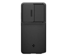 Spigen Optik Armor dėklas skirtas Samsung Galaxy S26 Ultra – juodos spalvos
