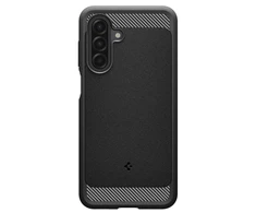 Spigen Rugged Armor dėklas skirtas Samsung Galaxy A17 – matinis juodos spalvos