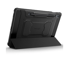 Spigen Rugged Armor Pro dėklas skirtas Samsung Galaxy Tab S9 FE 10.9'' X510 / X516B – juodos spalvos
