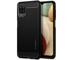 Dėklas SPIGEN RUGGED ARMOR GALAXY A12 MATTE Juodas
