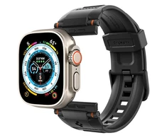 Dėklas Spigen Rugged Ultra apyrankė, matinės juodos spalvos – Apple Watch 49mm/46mm/45mm/44mm/42mm