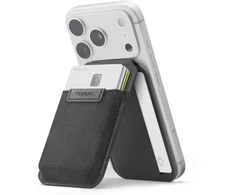 Dėklas Portfel Spigen Slim Fold S314-4 MagSafe na telefon - juoda