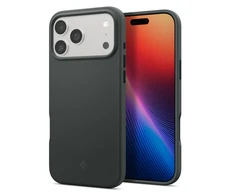 Spigen Silicone Fit Mag MagSafe – dėklas skirtas Apple iPhone 17 Pro Abyss Žalias