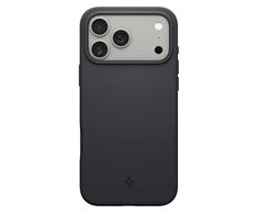 Dėklas Spigen Silicone Fit MagSafe, juodas - iPhone 17 Pro Max