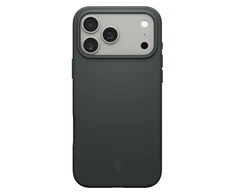 Spigen Silicone Fit Mag MagSafe – dėklas skirtas Apple iPhone 17 Pro Abyss Žalias