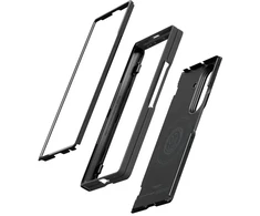 Dėklas Spigen Slim Armor Pro S MagSafe, skirtas Samsung Galaxy Z Fold8 Ultra, juodos spalvos