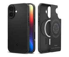 Spigen Thin Fit MagSafe dėklas skirtas Apple iPhone 17 – juodos spalvos
