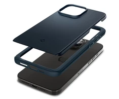 Spigen Thin Fit dėklas skirtas Apple iPhone 15 Pro Max, spalva - Metal Slate