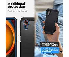 Samsung Galaxy XCover 7 Spigen Tough Armor dėklas telefonui juodos spalvos