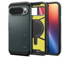 Dėklas Spigen Tough Armor Mag MagSafe Case for Google Pixel 10 Pro XL - Žalias