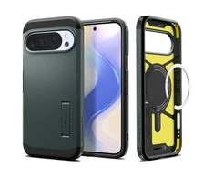 Dėklas Spigen Tough Armor Mag MagSafe Case for Google Pixel 10 Pro XL - Žalias