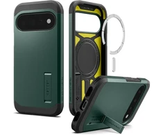 Dėklas SPIGEN TOUGH ARMOR MAG MAGSAFE GOOGLE PIXEL 11 ABYSS Žalias