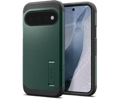 Dėklas SPIGEN TOUGH ARMOR MAG MAGSAFE GOOGLE PIXEL 11 ABYSS Žalias
