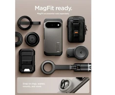 SPIGEN TOUGH ARMOR MAG MAGSAFE DĖKLAS GOOGLE PIXEL 11 PRO GUNMETAL