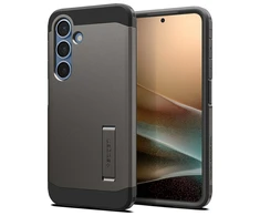 Spigen Tough Armor MagSafe – dėklas skirtas Samsung Galaxy S25 Gunmetal