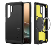 Spigen Tough Armor MagSafe Samsung Galaxy S25 Ultra – dėklas telefonui juodos spalvos
